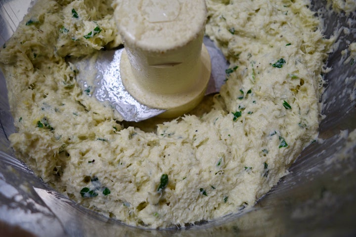 <p>With oil, salt, pepper, parsley and lemon zest added</p>
