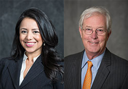 <p><strong>State Reps. Neave (left) and Geren (right)</strong></p>