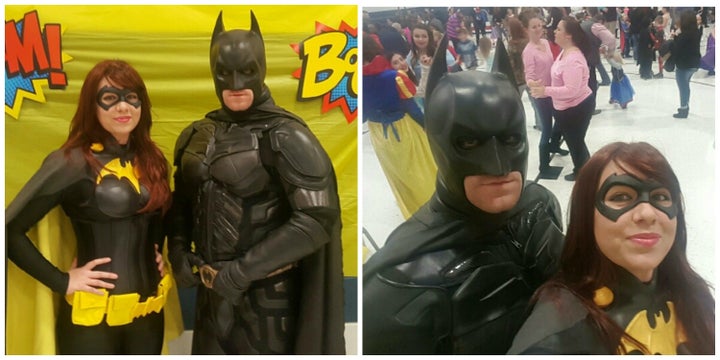 James and Alisha Doherty love dressing up as Batman and Batgirl.