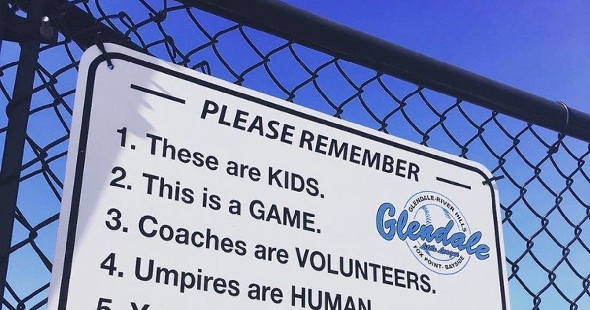 To The Fence Umpires At The Local Little League: Be Quiet & Watch