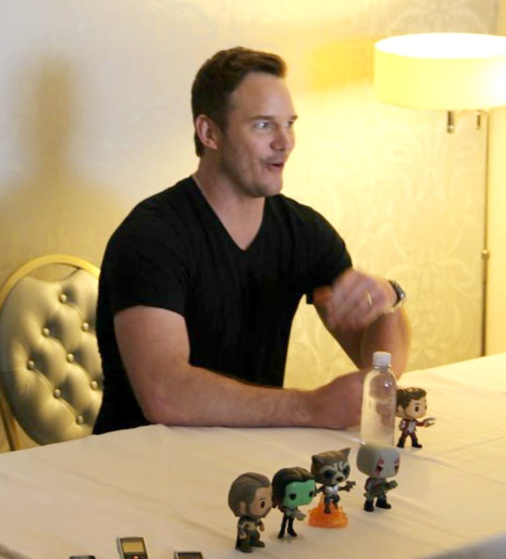 <p>Chris Pratt confesses to improving some lines in <em>Guardians of the Galaxy Vol. 2</em></p>