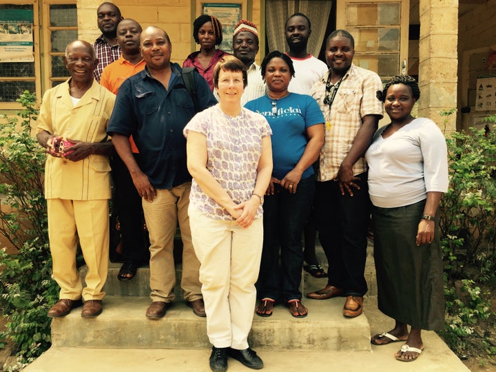 <em>Dr Murdoch and some of the team who participated in the week-long training workshop</em>