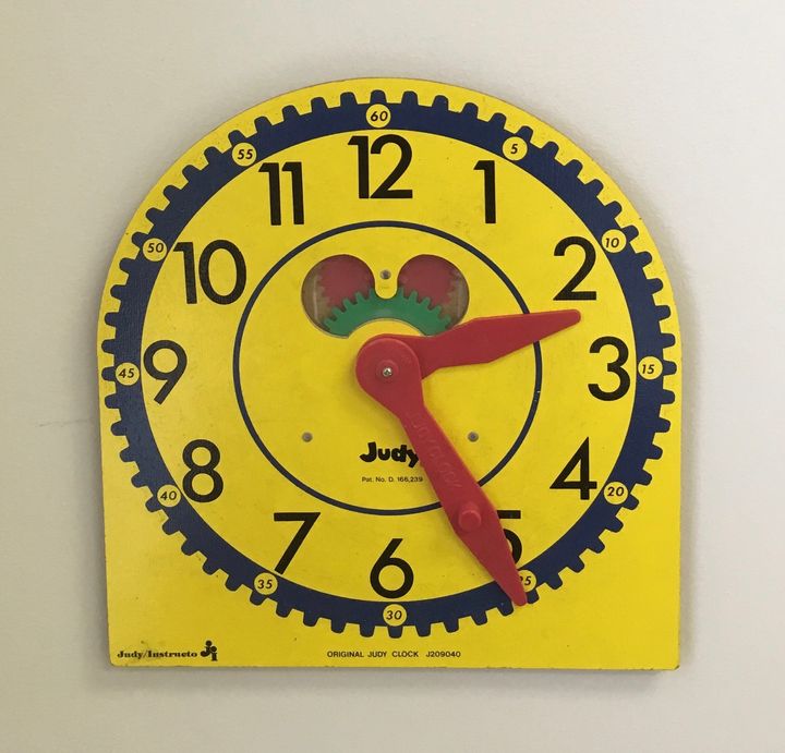 Original Judy Company toy clock.