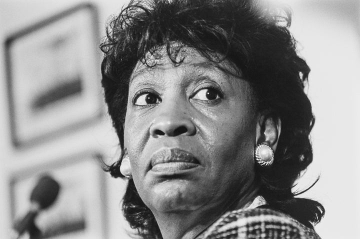 Rep. Maxine Waters (D-Ca.) in 1993.