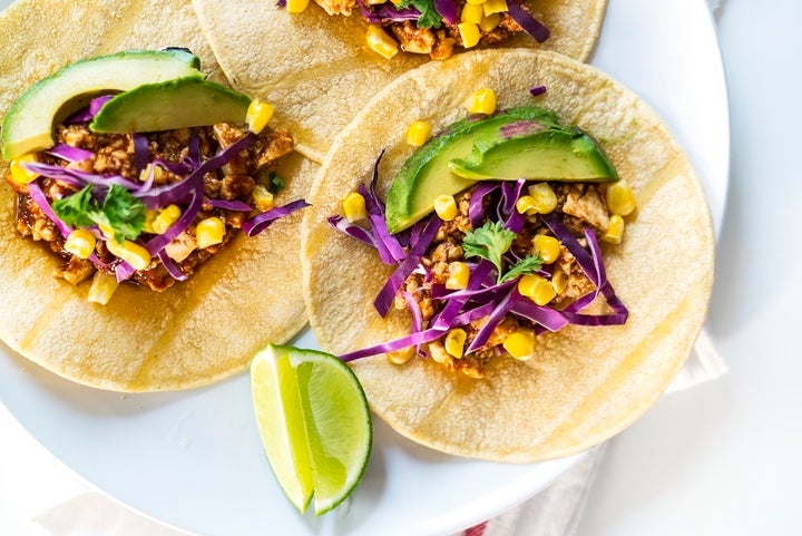 <p>BBQ Tofu Tacos</p>