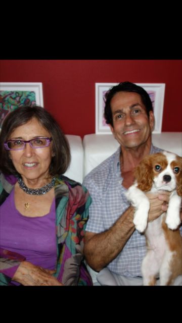 CECILIA, PRINCE HARRY AND ME: Visiting with Cecilia Alvear at my NYC apartment three years ago 