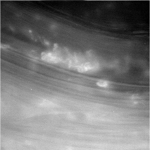 Raw photographs of Saturn's atmosphere.