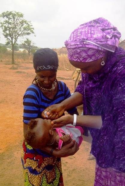 <p>In Nigeria, female polio workers play a unique role in vaccination efforts. </p>