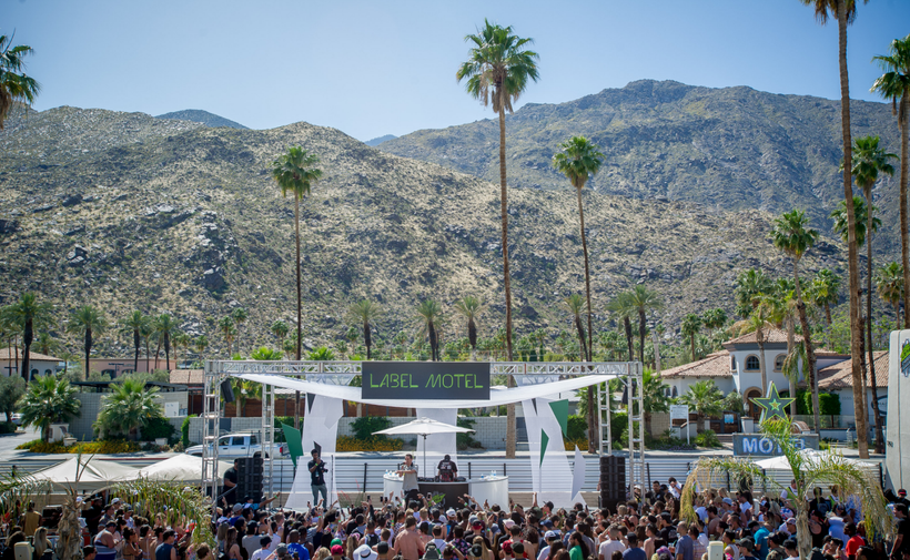 The Mountain Dew Label Motel at Coachella.