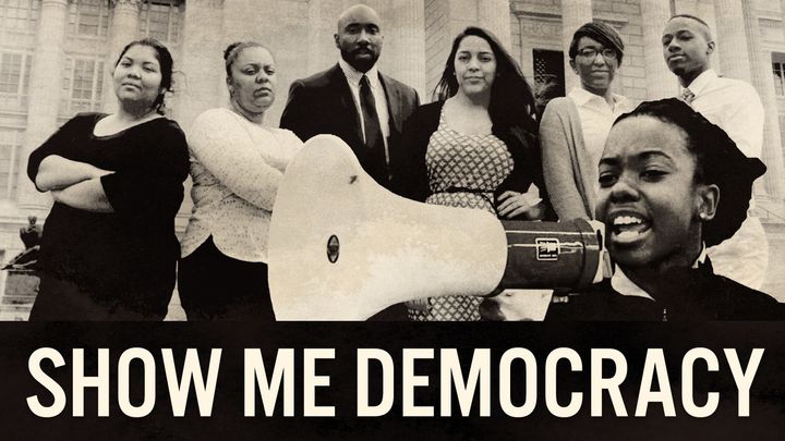 A still image from Show Me Democracy