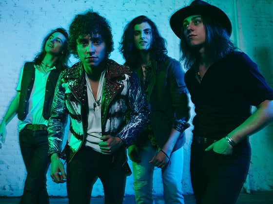 Greta Van Fleet: L-R: Sam Kiszka, Josh Kiszka, Danny Wagner, Jake Kiszka