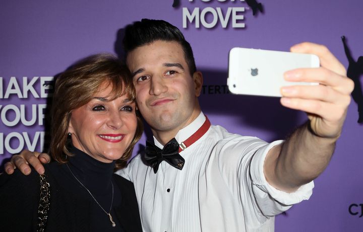 Shirley's son Mark is a pro dancer on the US version of 'Strictly'