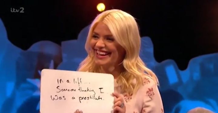 Holly Willoughby made an embarrassing admission on 'Celebrity Juice'