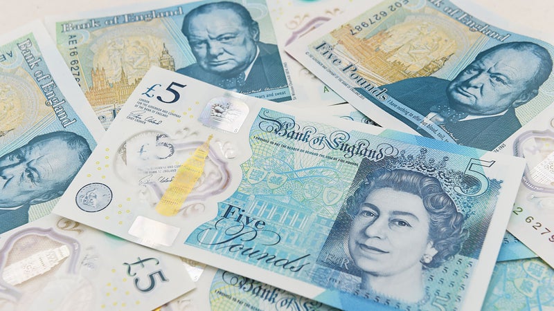 new £5 note