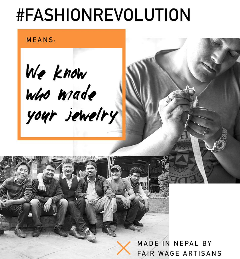 Local artisan partners in Nepal who hand-forge brass and silver jewelry using traditional techniques.