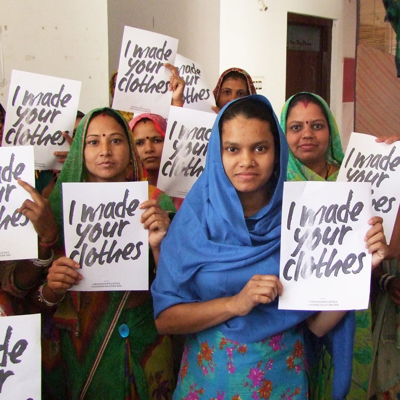 Local artisan partners in India who make fashion accessories and homegoods with upcycled and overdyed saris.