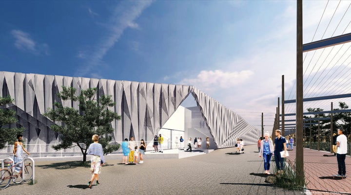 <p>SITE Santa Fe expansion, rendering. © SHoP Architects.</p>