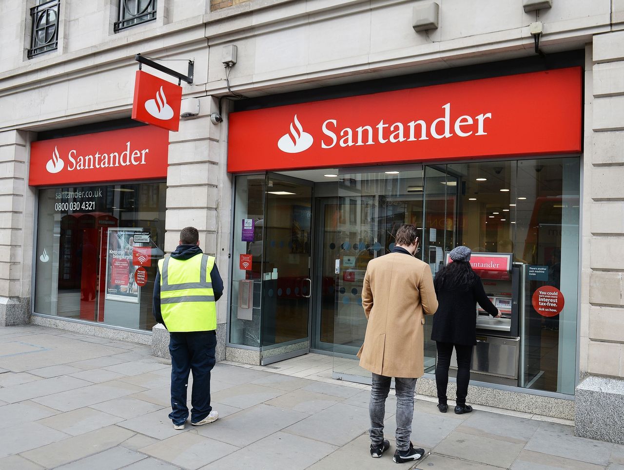 Santander was found to use 'short hours' contracts guaranteeing just 12 hours work a year