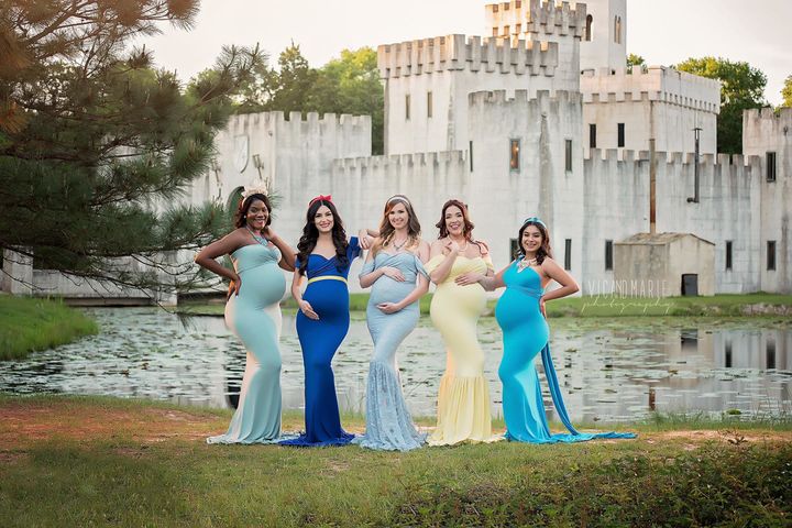 Victor and Marie Luna, a husband-wife photography team in Texas, put together a Disney princess-themed maternity shoot.