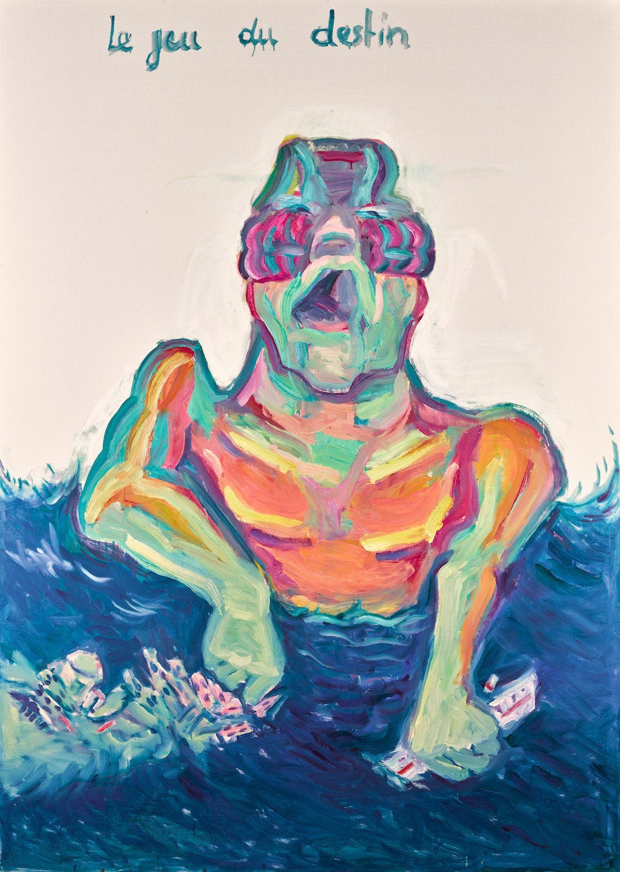 Maria Lassnig, "Le Jeu du Destin," 1999