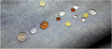 <p>Dropel is a biodegradable polymer that repels water and oil, increasing a fiber’s durability and lifespan</p>
