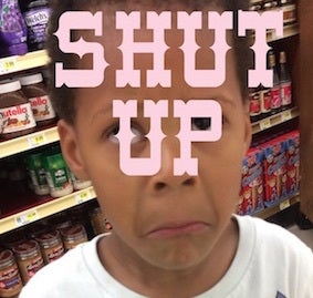 <p>That one time one really wants tell their kid to shut up but doesn’t since they are in Gelson’s.</p>