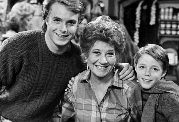 Rae on the set of 'The Facts of Life'