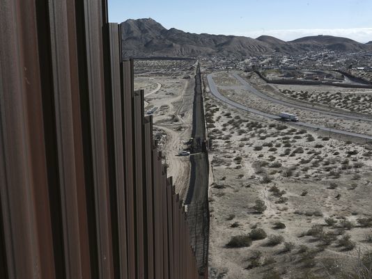 The president’s proposal to build a wall along the U.S.-Mexico border (pictured here) plays on “trumped up” fears that American lives are endangered more so by illegally entering immigrants than by everyday possibilities such as crossing the street, driving a car, or swimming without drowning.