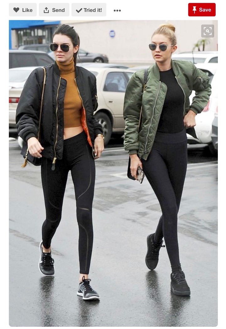 Kendall Jenner & Gigi Hadid were all over Pinterest when spotted rocking this athleisure fashion