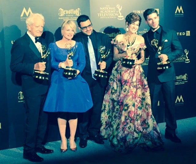 Emmy® winners Coster, Evans, Martin, Hennesy, & Andrews! Five for Five! The Sweep