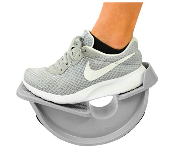 Foot Rocker stretches calves and sole of foot providing relief from plantar fasciitis