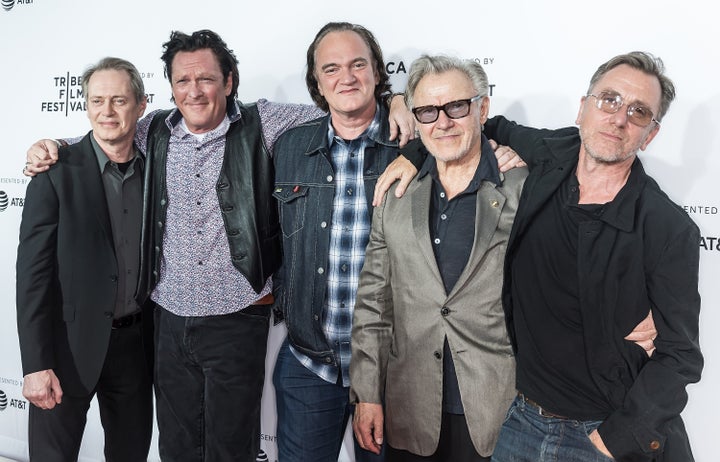 Steve Buscemi, Michael Madsen, Quentin Tarantino, Harvey Keitel and Tim Roth arrive at the "Reservoir Dogs" screening.