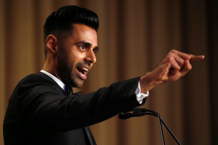 Hasan Minhaj of Comedy Central performs at the White House Correspondents' Association dinner in Washington, U.S. April 29, 2017.