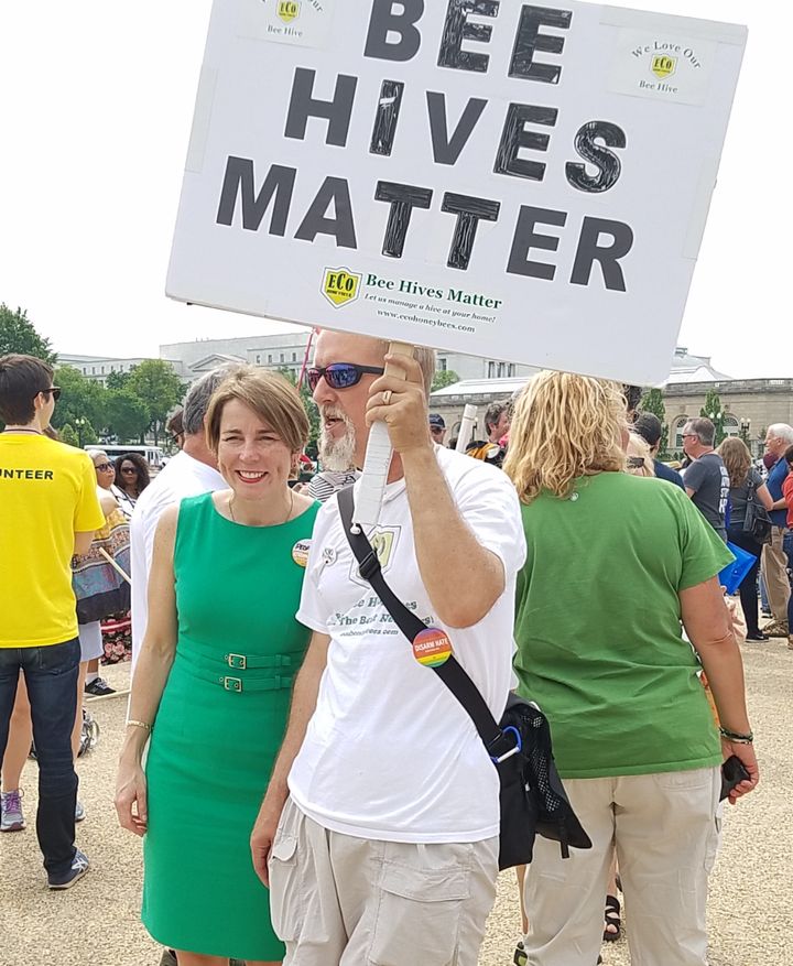 Massachusetts Attorney General Maura Healey at Peoples Climate March, Washington, D.C., April 29, 2017.