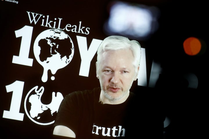 <p>WikiLeaks founder and accused rapist, Julian Assange. </p>