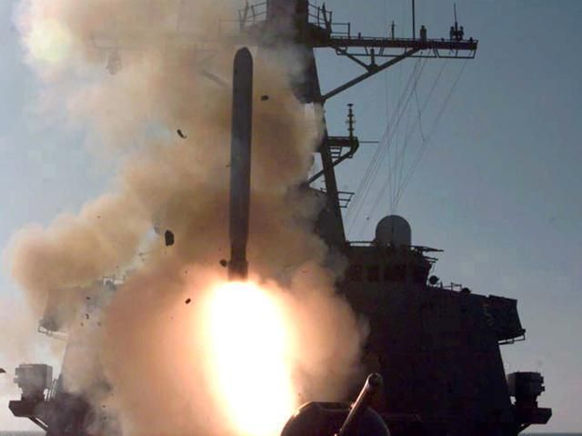 <p>Tomahawk missile launch</p>