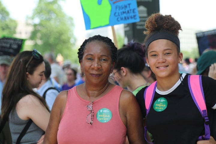 Anna Easley (left) with her granddaughter Chloe Wilson (right)