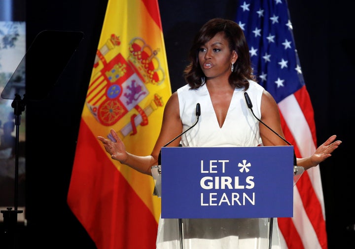 Michelle Obama launched "Let Girls Learn" in 2015 to facilitate educational opportunities for girls around the world. 