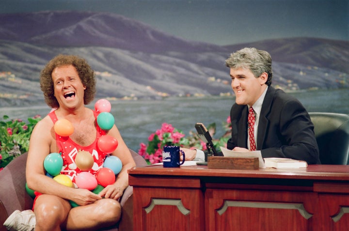 Health Guru Richard Simmons Dies At 76 - The Boston Courier 1 Simmons, pictured during a taping of "The Tonight Show with Jay Leno" in July 1993.