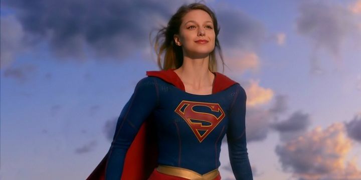 It often feels like this to be a woman leading a staff of amazing women. (CBS: Supergirl)