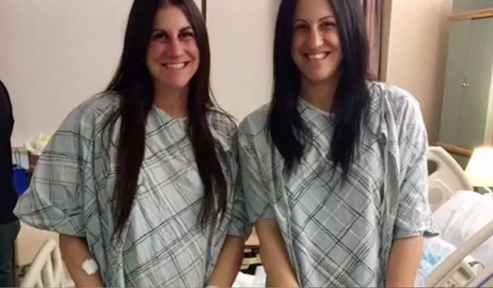 Fraternal twins Danielle Grant and Kim Abraham often wore the same outfits growing up, but they insist they didn’t plan to give birth at the same time.