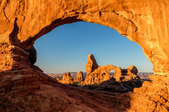 North Window with Turret Arch framed.