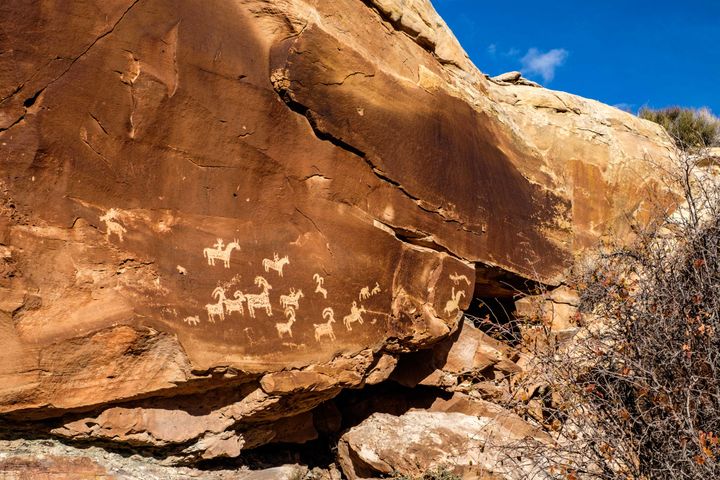 Petroglyphs at Wolfe Ranch