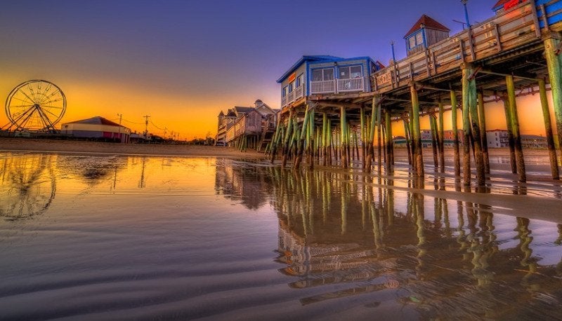 Sunset at Old Orchard Beach