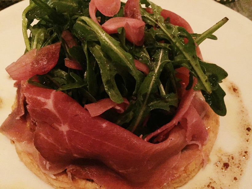 The legendary fig and gorgonzola tartlet