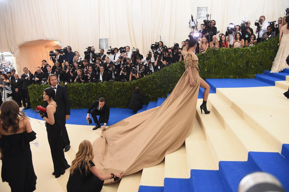 Priyanka Chopra attends the "Rei Kawakubo/Comme des Garcons: Art Of The In-Between" Costume Institute Gala at Metropolitan Museum of Art on May 1, 2017 in New York City.