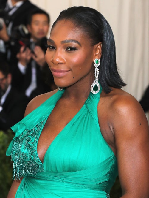 Met Gala 2017 Serena Williams Graces The Red Carpet In Green For Her First Maternity Style Moment HuffPost UK Style