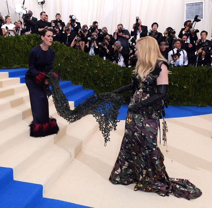Madonna and Sarah Paulson