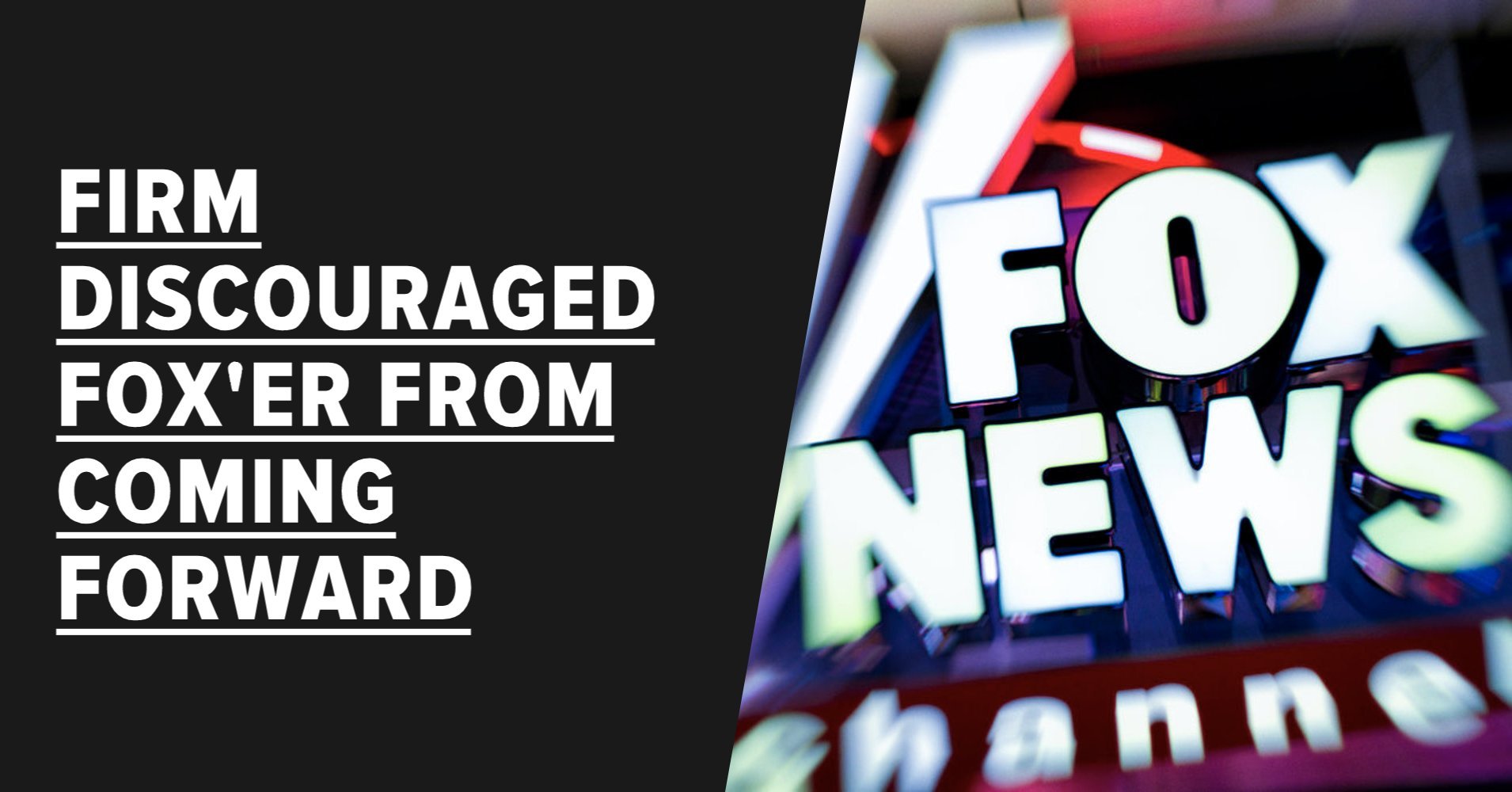 Top Talent Agency Discouraged Fox News Contributor From Reporting ...