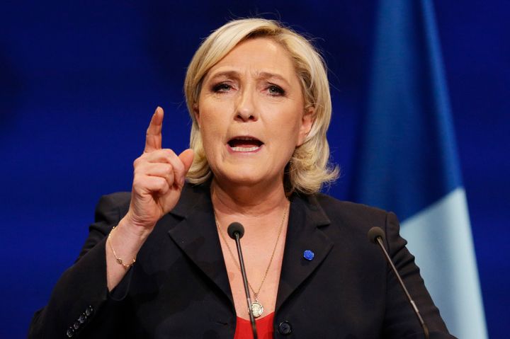 Marine Le Pen's party aides have defended accusations of plagiarism. 